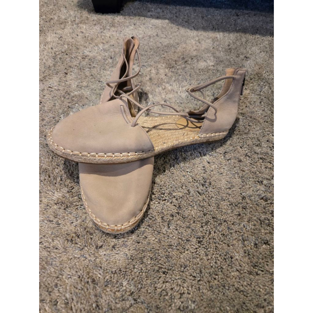 Eileen Fisher Beige Espadrilles Size 8